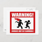 Attention! Les zombies peuvent être des cartes pos (Devant / Derrière)