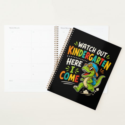 Attention maternelle j'arrive Dino (Devant avec enveloppe)