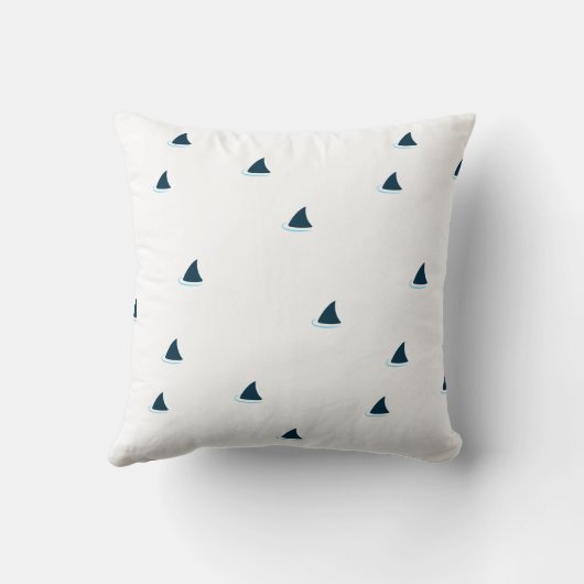 Attention requins lancer oreiller (Verso)