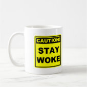 Attention Restez éveillé Mème Mug (Gauche)