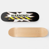 Attention! Souhait De Mort Sur Roues Skateboard (Horz)