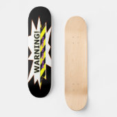 Attention! Souhait De Mort Sur Roues Skateboard (Recto)