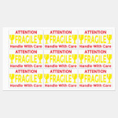 Attention Stickers Fragile - Handle Avec navire de (Feuille)