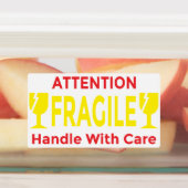 Attention Stickers Fragile - Handle Avec navire de (Apposé)