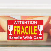 Attention Stickers Fragile - Handle Avec navire de (Apposé)
