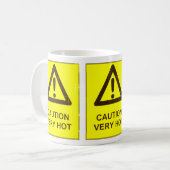 Attention - Tasse de café chaud (Devant gauche)