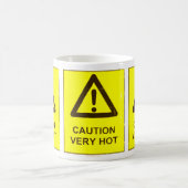 Attention - Tasse de café chaud (Centre)