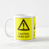 Attention - Tasse de café chaud (Gauche)