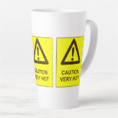 Attention - Tasse de Latte Chaud (Angle droit)