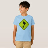 Attention : Zombies - T-shirt enfant (Devant entier)