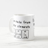 Atténuer la tasse de nom de table périodique (Devant gauche)