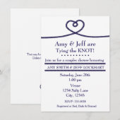ATTERRIR À LA NOCE Invitation de Fête de Mariage e (Devant / Derrière)