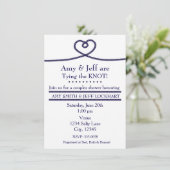 ATTERRIR À LA NOCE Invitation de Fête de Mariage e (Debout devant)