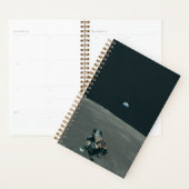 Atterrisseur lunaire Apollo et Terre se levant au- (Devant avec enveloppe)