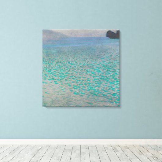 Attersee - Gustav Klimt Canvas Afdruk (Insitu (Houten vloer))