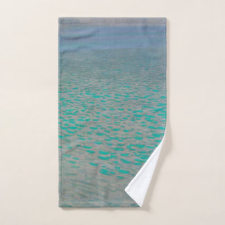 Attersee, kustlandschapschildering, Gustav Klimt Handdoek