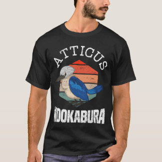 Atticus Kookaburra Vogelliefhebber Kingfisher f T-shirt