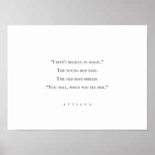 Atticus Wall Poster