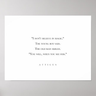 Atticus Wall Poster