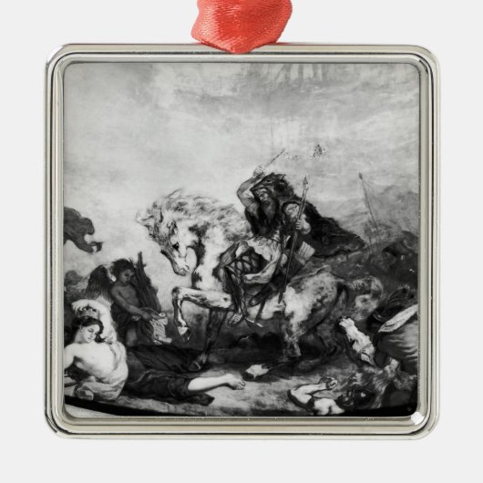 Attila de Hun en zijn hordes Metalen Ornament (Voorkant)