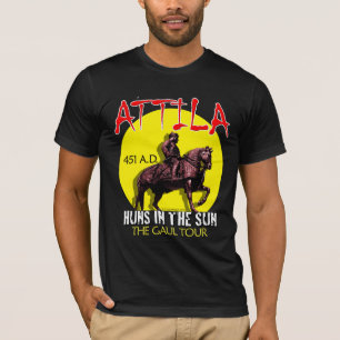 Attila "Huns in the Sun"-rondleiding (Donker voor T-shirt