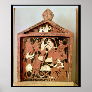 Attische vochtige tablet poster