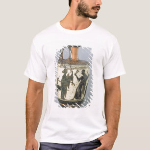 Attische zwarte figuur lekythos t-shirt