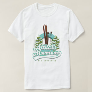 Attitash berg new hampshire ski logo t-shirt