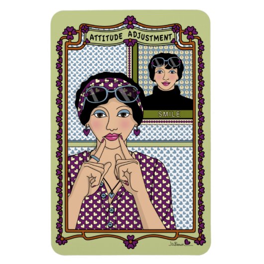 Attitude Adjustment_A_4x6 koelkast Magnet Magneet (Verticaal)