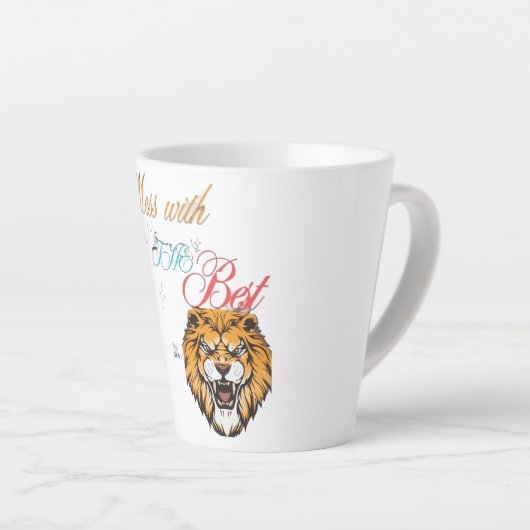 Attitude Alpha Mug - Mess avec le meilleur (Angle droit)