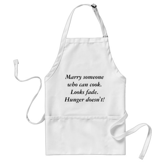 Attitude Apron. Standaard Schort (Voorkant)