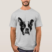 Attitude Boston Terrier Style T-shirt (Voorkant)
