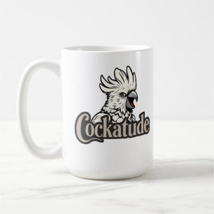 Attitude Cockatoo "Cockatude" Café Mug