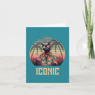 Attitude de chat Tropical intemporelle