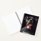 Attitude Dog in Sunglasses Notebook Notitieboek (Binnen)