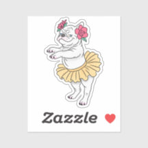 Attitude En Pointe | Stickers personnalisés en vin