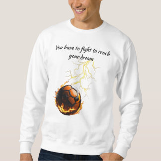 Attitude Football Art - Glowing Game Spirit Print Trui