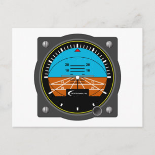 Attitude Indicator Briefkaart