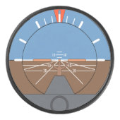 Attitude Indicator Vliegtuig vlieginstrument Hockey Puck (Voorkant)