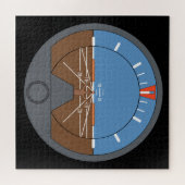 Attitude Indicator Vliegtuig vlieginstrument Legpuzzel (Horizontaal)