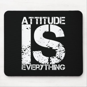 Attitude is Alles - Inspirerend Citaat Cadeau - Muismat