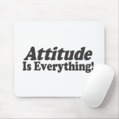 Attitude is alles! muismat (Met muis)