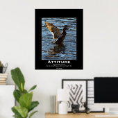 Attitude Mallard Canard Motivation Affiches (Bureau à domicile)