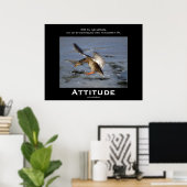 Attitude Mallard Canard Motivation Affiches (Bureau à domicile)
