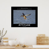 Attitude Mallard Canard Motivation Affiches (Cuisine)