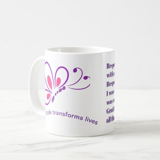 Attitude Mug Conçu par Zazz_it Customisé par vous (Devant gauche)