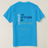 Attitude of Gratitude T-shirt (Design achterkant)