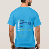 Attitude of Gratitude T-shirt (Achterkant)