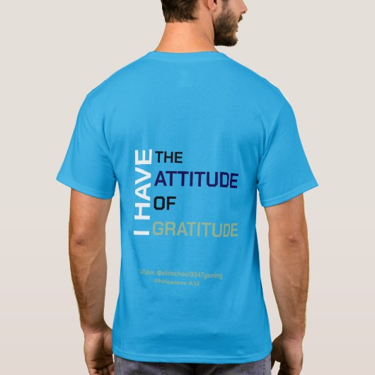 Attitude of Gratitude T-shirt (Achterkant)