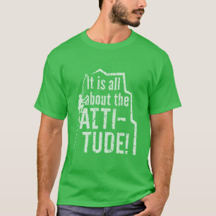 Attitude of Hoogte Grunge Rock Klimmen T-shirt